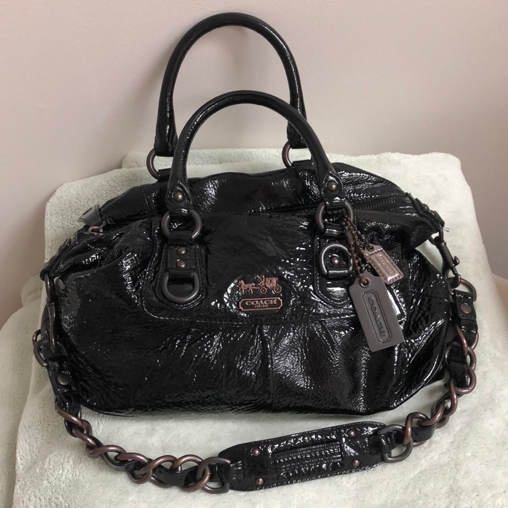 Genuine Coach -Patent leather bag.